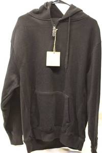 lot 534 image: White Bear Clothing Co. Black Zip-Up Hoodie with Tag