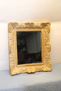 lot 713 image: Vintage Decorative Mirror with Ornate Frame by Kulicke Collection