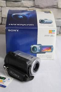 lot 24 image: Sony Handycam DCR-SR45 Hybrid Camcorder with Accessories