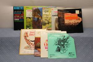 lot 58 image: Lot of 10 Vintage Vinyl Records Including Boston Pops, Andre Kostelanetz, and Ray Conniff