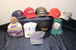 lot 63 image: Collection of 10 Caps Including MLB and U.S. Open Hats