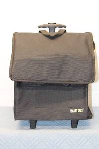 lot 90 image: Smart Cart Rolling Grocery Tote Bag with Telescoping Handle