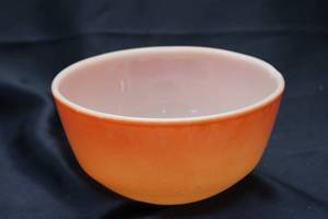 lot A-118 image: Vintage Fire-King Anchor Hocking Orange Bowl