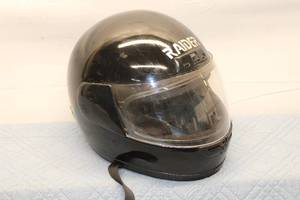 lot 147 image: Raider A-622 Motorcycle Helmet DOT Approved - Black