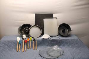 lot 158 image: Baking Essentials Set with Assorted Silicone Spatulas and Baking Accessories