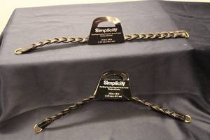 lot 162 image: Lot of Craft and Sewing Supplies Including Handles, Awls, and Shawl Pin