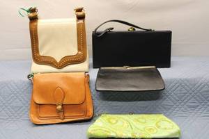 lot 170 image: Collection of 4 Vintage Handbags in Various Styles