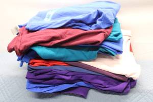 lot 196 image: Lot of 10 Gildan Cotton T-Shirts in Various Colors and Sizes