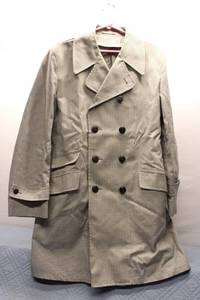 lot 209 image: Mens Double-Breasted Trench Coat with Houndstooth Pattern