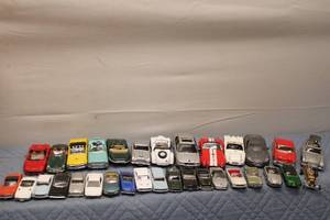 lot 252 image: Collection of 40 Die-Cast Model Cars from Various Eras