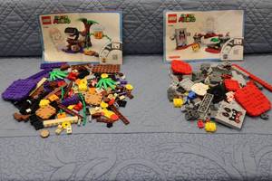 lot 279 image: LEGO Super Mario Sets 71381 and 71364 with Instruction Manuals and Assorted Pieces