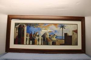 lot 319 image: Framed Landscape Painting Signed by Artist