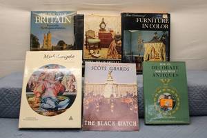 lot 328 image: Collection of 6 Vintage Art and Decor Books