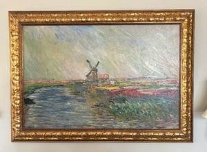 lot 3 image: Tulip Fields Near The Hague Claude Monet Reproduction Painting