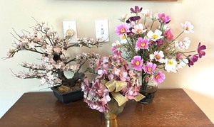 lot 142 image: Three Beautiful Faux Florals