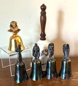lot 158 image: Six Collectible Bells