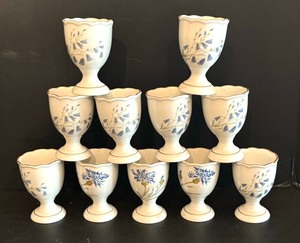 lot 225 image: Eleven Hackefors of Sweden Egg Cups