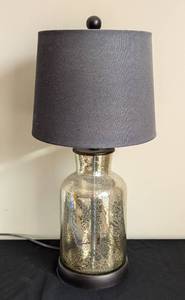lot 132 image: Mercury Glass Table Lamp