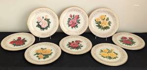 lot 137 image: Gorham Rose of the Year Plates