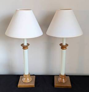 lot 75A image: Pair of Decorative Table Lamps