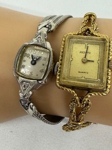 lot 70C image: Two Vintage Ladies Watches including a Vintage Bulova Ladies Watch