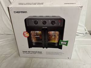 lot 1 image: Chefman Toast-Air Frech Door Air Fryer