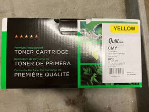 lot 21 image: Quill.com Yello Laser Toner Cartridge