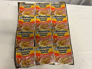 lot 34 image: 12 Packs of Maruchan Chicken Flavored Ramen