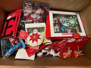 lot 26 image: Box Full of Mini, Character, Letter Ornaments