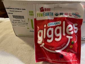 lot 69 image: Box of YumEarth Organic Giggles-