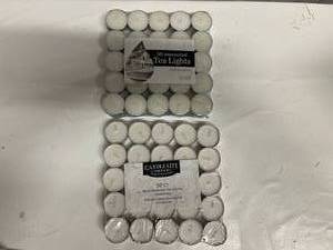 lot 77 image: 2x 50 Tea Light Candles