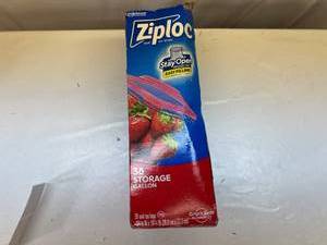 lot 93 image: 2x 38 bags Gallon Size Ziplock