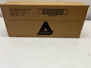 lot 95 image: 3x 4 packs Atkins Milk Chocolate