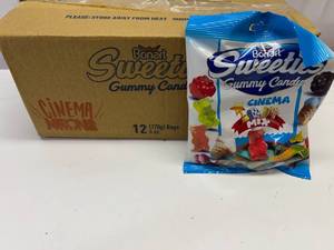 lot 101 image: 12x 6oz bags Sweeties Gummy Candy-Cinema mix