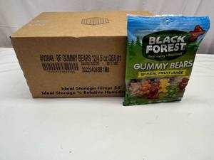 lot 112 image: 12x4.5oz Black Forest Gummy Bears
