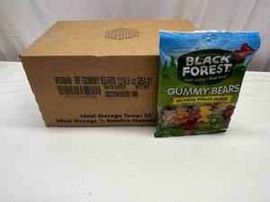 lot 113 image: 12x4.5oz Black Forest Gummy Bears