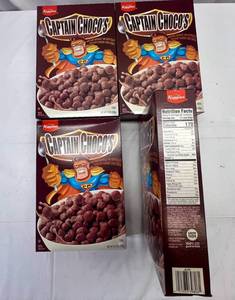 lot 248 image: 6x 11.5oz Captain Chocos Cereal