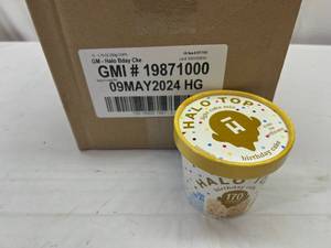 lot 255 image: 12x 1.76oz Halo Top-Birthday Cake