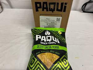 lot 312 image: JJ. 6x 2oz Paqui Zesty Salsa Verde Chips