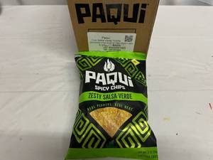 lot 316 image: JJ. 6x 2oz Paqui Zesty Salsa Verde Chips