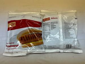 lot 499 image: K. 2x 19.2oz Fully Cooked Bratwursts