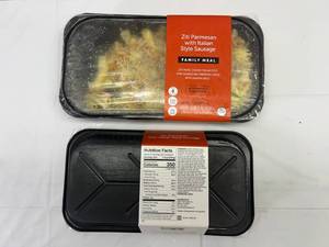 lot 187 image: 2x 1.69lbs Family Meal Ziti Parmesan wItalian Sausage(Target)
