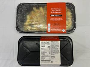 lot 192 image: 2x 1.69lbs Family Meal Ziti Parmesan wItalian Sausage(Target)