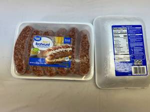 lot 153 image: G. 2x 45.6oz Beer n Bratwurst(12per Package)