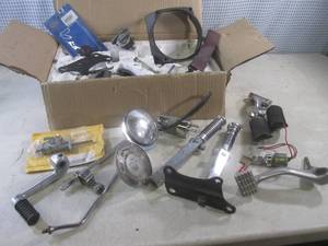 lot 68 image: (EW5) Assorted Motorcycle Parts - N...