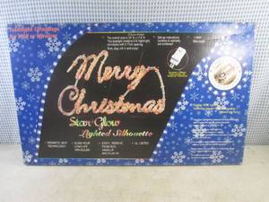 lot 93 image: (D-1) Lightup Merry Christmas Star ...