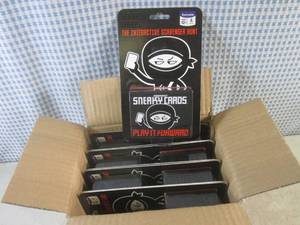 lot 176 image: (G-1) 8 Gamewright Sneaky Cards Pla...