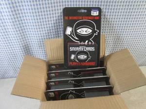 lot 178 image: (G-1) 8 Gamewright Sneaky Cards Pla...