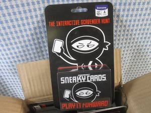 lot 179 image: (G-1) 8 Gamewright Sneaky Cards Pla...