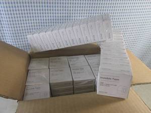 lot 194 image: (F-2) Case of 144 Rolls of Invisibl...